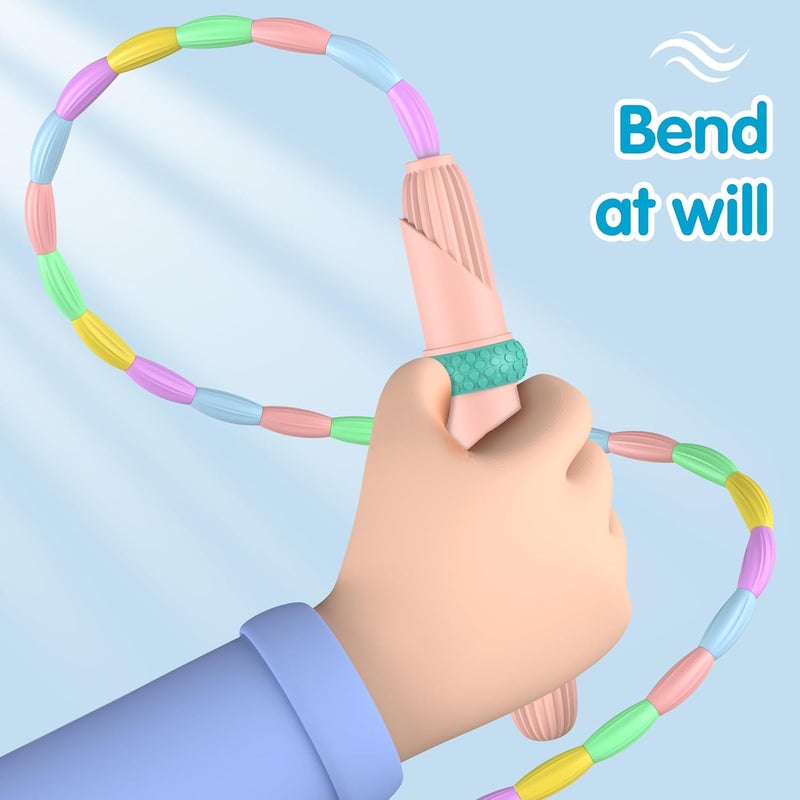 Ace one Beaded Jump Rope 1 Pack/2 Pack, Segmented Skipping Rope for Kids Adults, Adjustable Tangle-Free Toddler Jumping Rope for Fitness Exercise Training - Image 4